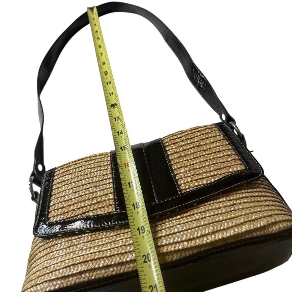 Vintage Coldwater Creek Black and Tan Crossbody Bag - Picture 7 of 14